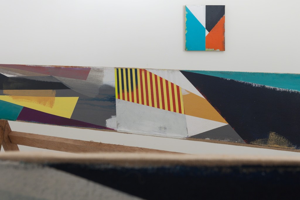 Front to back: Jaime Gili — Cuarto derecho (2015) / Tercer derecho (2015) / B38 (2015) Front to back: Jaime Gili — Cuarto derecho (2015) / Tercer derecho (2015) / B38 (2015)