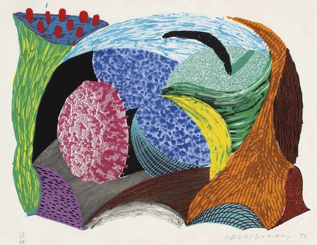 David Hockney, ‘Going Out, from: Some New Prints’, 1993, Christie's