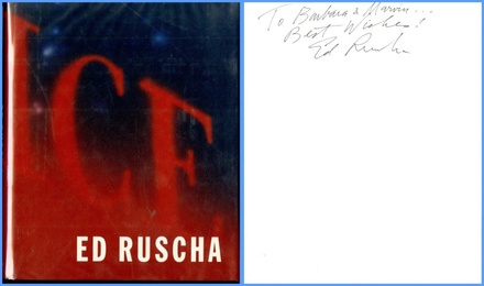 Ed Ruscha (Hand Signed and inscribed to former owner of 20th Century Fox)