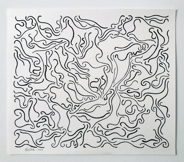 Trevor and Ryan Oakes, ‘Individuation’, 2020, Drawing, Collage or other Work on Paper, Gouache on paper, Children's Museum of the Arts Benefit Auction