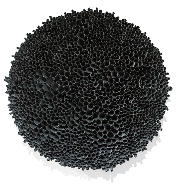Valeria Nascimento, ‘Coral Circle Black’, 2019, Heather Gaudio Fine Art