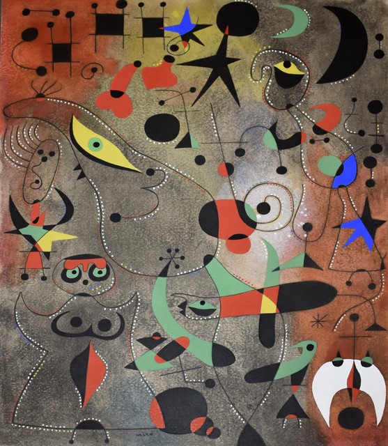 Joan Miró, ‘Le reveil au petit jour (Awakening in the Early Morning), Plate XIV’, 1959, Georgetown Frame Shoppe