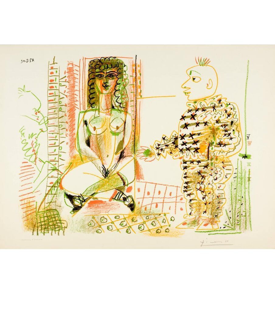 Pablo Picasso - Le peintre et son modèle