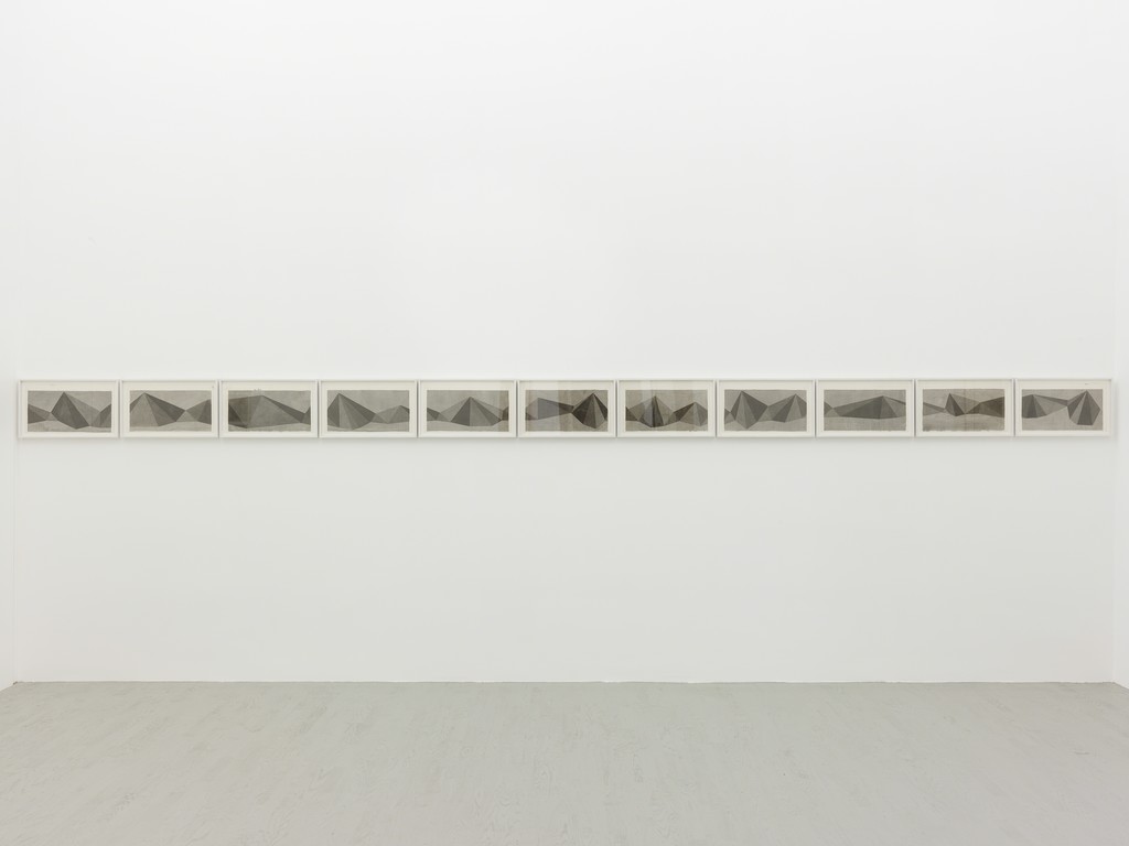 Sol LeWitt - pyramids, 1986 - partial view of the exhibition - November 2012 - Galleria Alfonso Artiaco, Napoli Sol LeWitt - pyramids, 1986 - partial view of the exhibition - November 2012 - Galleria Alfonso Artiaco, Napoli