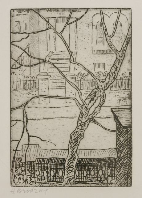 Horace Ascher Brodzky, ‘Street With Trees’, Sworders