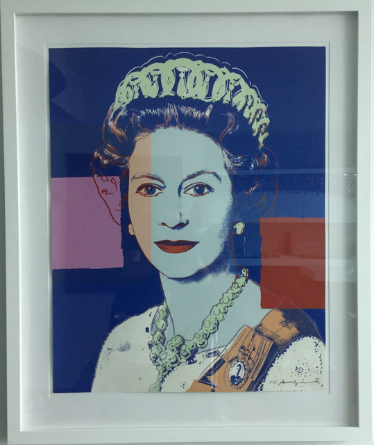 Andy Warhol, ‘Reigning Queens (Royal Edition): Queen Elizabeth II of the United Kingdom’, 1985, Print, From the portfolio of sixteen screenprints on Lenox Museum Board with diamond dust, Coskun Fine Art