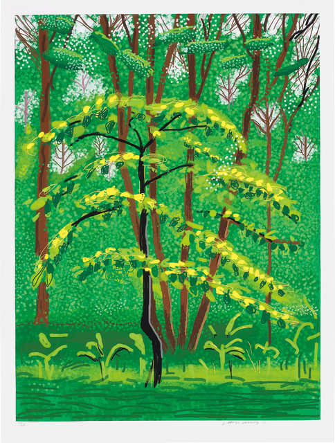 David Hockney, ‘19 May, from The Arrival of Spring in Woldgate, East Yorkshire in 2011 (twenty eleven)’, 2011, Phillips