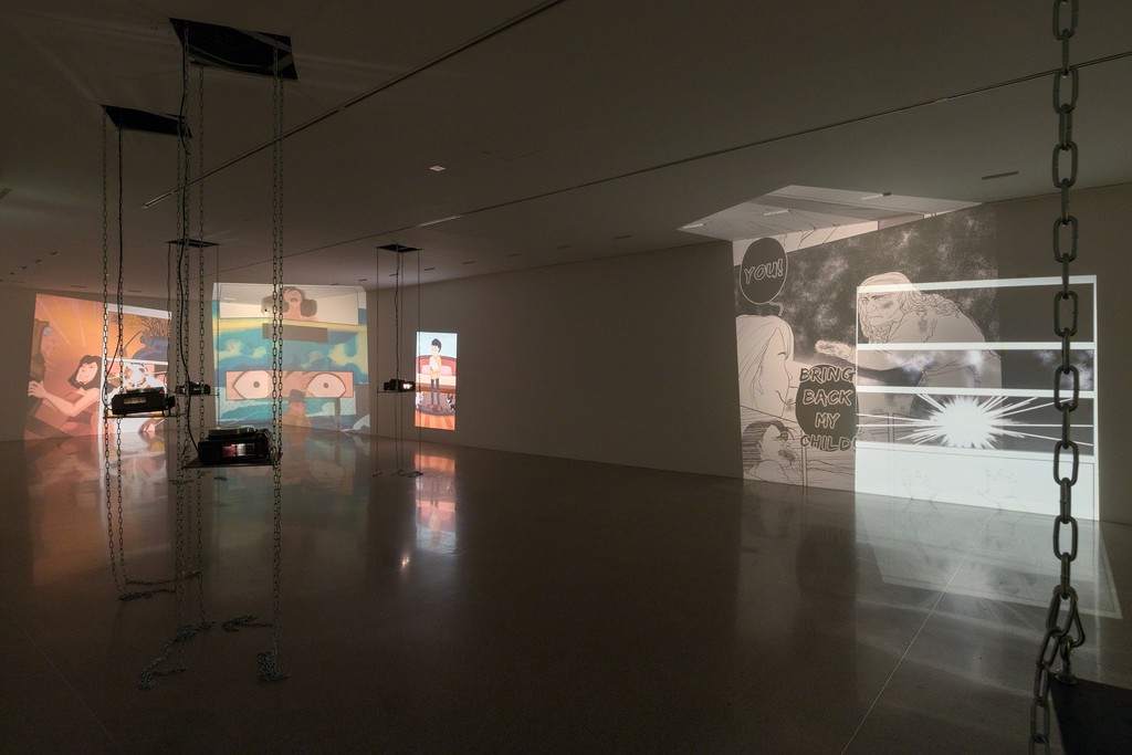 Exhibition view
Loretta Fahrenholz. Small Habit Revolution
Photo: Lisa Rastl
© mumok Exhibition view
Loretta Fahrenholz. Small Habit Revolution
Photo: Lisa Rastl
© mumok