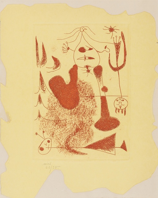 Joan Miró, ‘Sablier Couche (Cramer books 5; D.20)’, 1938, Forum Auctions