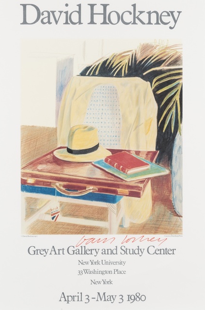 David Hockney, ‘Poster for Grey Art Gallery and Study Center’, 1980, Forum Auctions