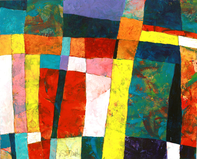 Harry Guttman, ‘Greeting The Sun’, 2011, Painting, Acrylic On Canvas, Blue Gallery