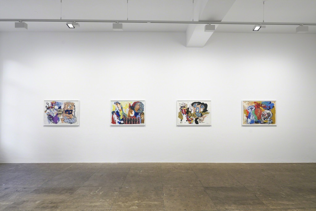 Karel Appel – Tête en Carton. Collages 1960 – 1967, exhibition view, Jahn und Jahn, 2018, © Karel Appel Foundation | VG Bild-Kunst, Bonn, 2018 Karel Appel – Tête en Carton. Collages 1960 – 1967, exhibition view, Jahn und Jahn, 2018, © Karel Appel Foundation | VG Bild-Kunst, Bonn, 2018