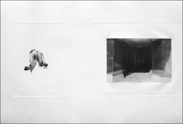 Lee Friedlander, ‘Untitled (empty storefront)’, 1966-1969, Photography, Gelatin silver print & etching, PDNB Gallery