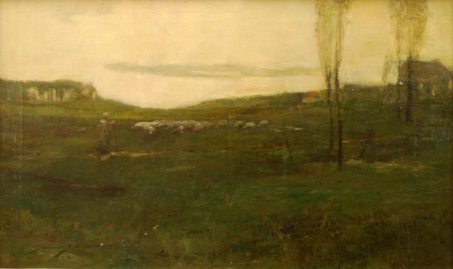 Chauncey Ryder, ‘French Landscape’, ca. 1900, Painting, Oil on canvas, Private Collection, NY