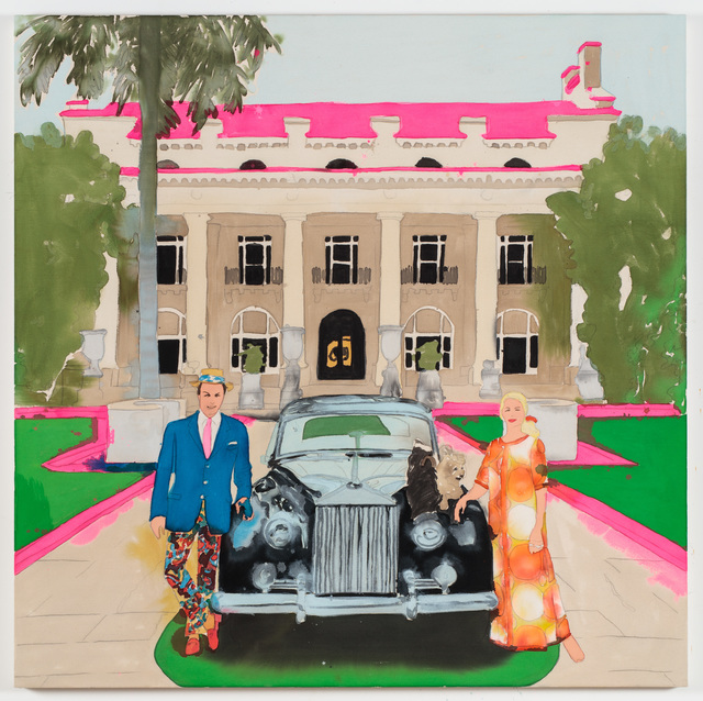 Liz Markus, ‘Mr and Mrs Donald Leas with Rolls’, 2018, C O U N T Y