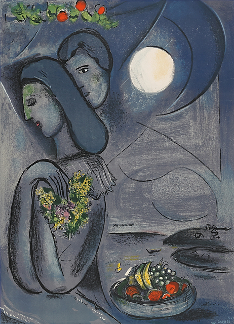 Marc Chagall, ‘Saint Jean Cap Ferrat’, 1952, Print, Lithograph in colors, Rago/Wright