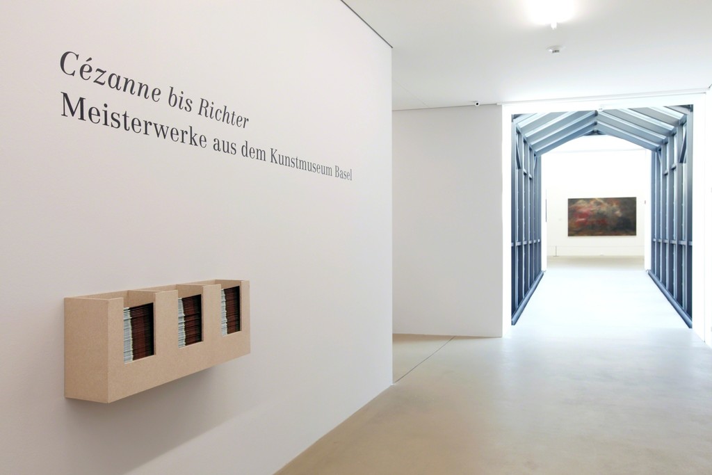 Installation view of "Cézanne to Richter: Masterpieces from the Kunstmuseum Basel"
Photo credit: Kunstmuseum Basel, Photo: Julian Salinas Installation view of "Cézanne to Richter: Masterpieces from the Kunstmuseum Basel"
Photo credit: Kunstmuseum Basel, Photo: Julian Salinas