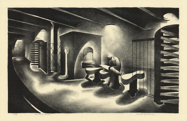 Benton Spruance, ‘Bulldog Edition.’, 1932, Print, Lithograph, The Old Print Shop, Inc.