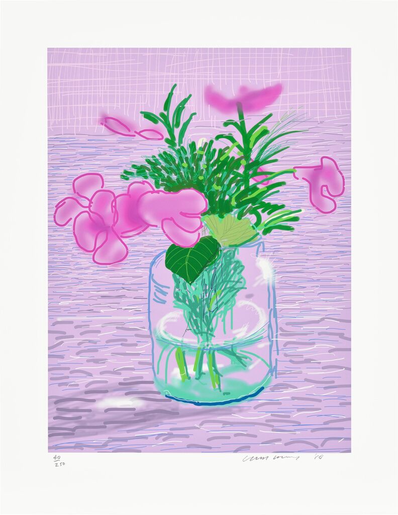 David Hockney - No. 329, 8th August 2010, from A Bigger Book: Art Edition A