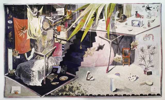 Laure Prouvost, ‘The Artist Studio’, 2018, Textile Arts, Tapestry, Galerie Nathalie Obadia