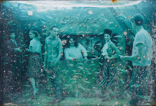 Andreas Franke, ‘Rendezvous with Ester (The Sinking World–Vandenberg Project)’, 2011, Mixed Media, Photographic print mounted on dibond behind acrylic with ocean patina, Rosenbaum Contemporary