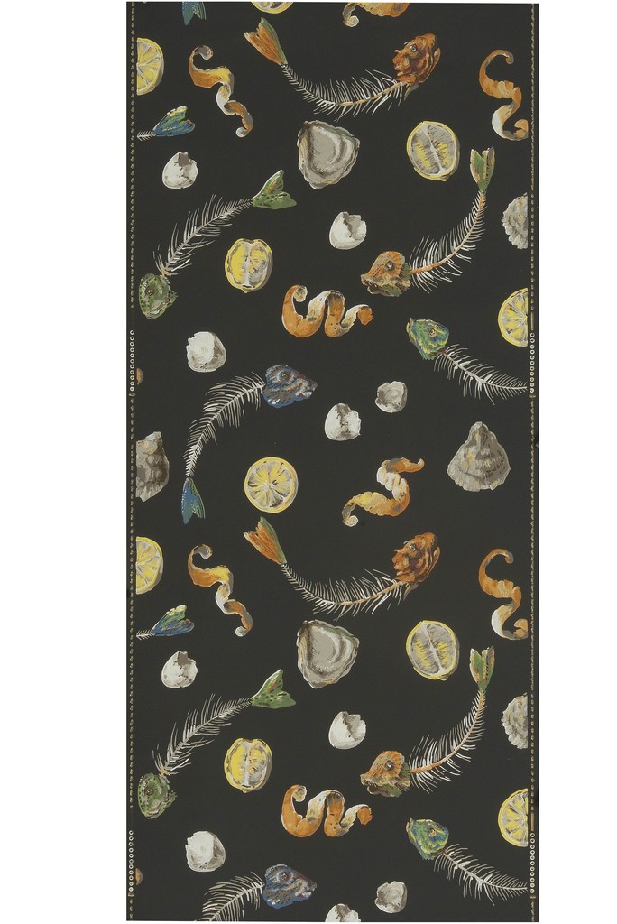 Lendemain de fête, Société française des papiers peints SANITEX, designers : Léonore Fini and Jacques Hincelin, Edition d’art collection, mechanical pulp paper, rotary printed, 1948 © Les Arts Décoratifs, Paris, photo : Jean Tholance Lendemain de fête, Société française des papiers peints SANITEX, designers : Léonore Fini and Jacques Hincelin, Edition d’art collection, mechanical pulp paper, rotary printed, 1948 © Les Arts Décoratifs, Paris, photo : Jean Tholance