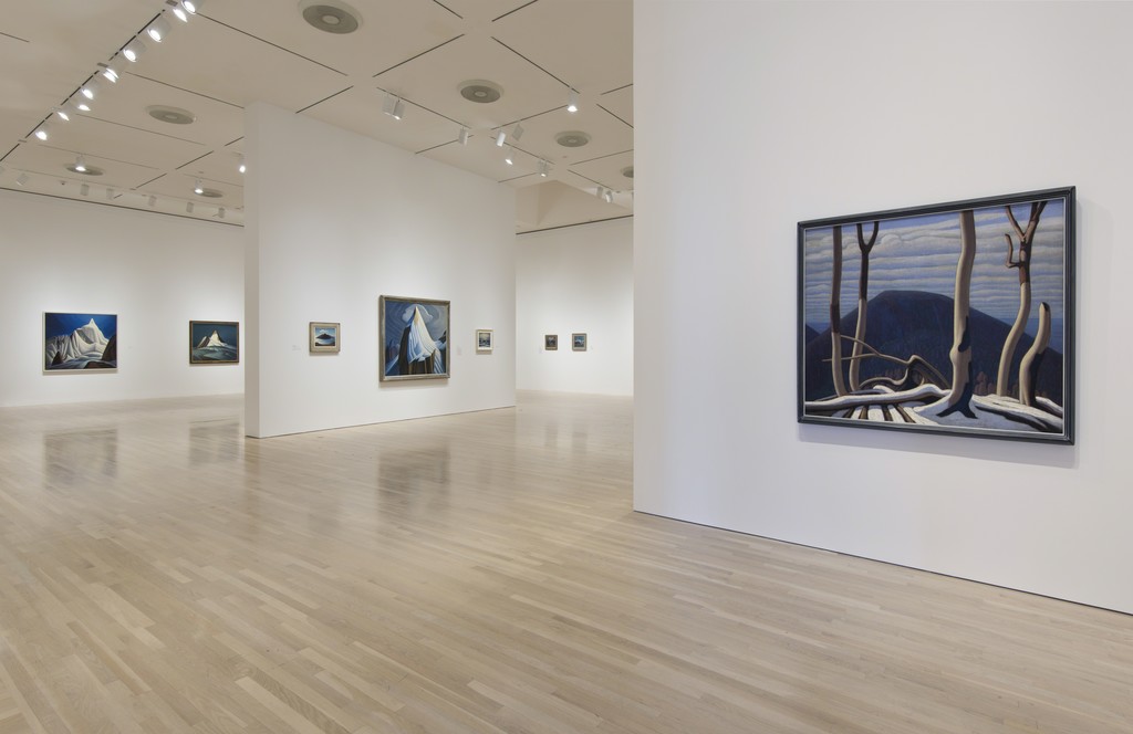 Caption: Installation view of The Idea of North: The Paintings of Lawren Harris. October 11, 2015–January 24, 2016. Hammer Museum, Los Angeles. Photo: Brian Forrest. Caption: Installation view of The Idea of North: The Paintings of Lawren Harris. October 11, 2015–January 24, 2016. Hammer Museum, Los Angeles. Photo: Brian Forrest.