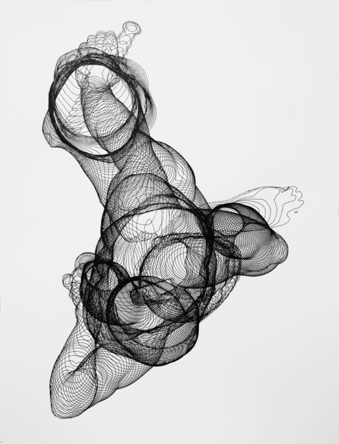 Zachary Eastwood-Bloom, ‘Mars’, 2017, Print, Plotted ink drawing, Pangolin London