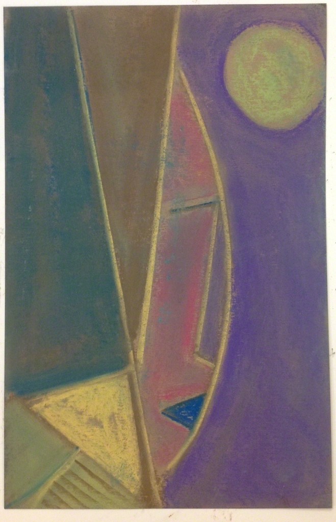 "Untitled" 11 x 17 Pastel on watercolor paper "Untitled" 11 x 17 Pastel on watercolor paper
