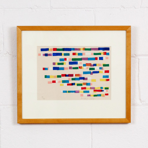 Piero Dorazio "STROKES" LITHO, 1979 Piero Dorazio "STROKES" LITHO, 1979