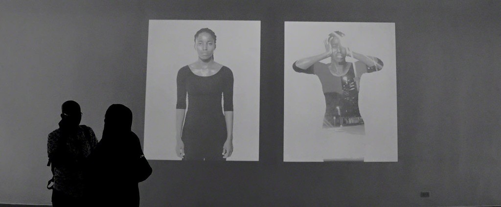 Romeo Shagba, Installation shot at Sprawling Cities. Romeo Shagba, Installation shot at Sprawling Cities.