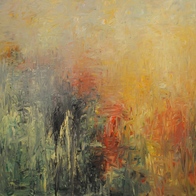 MD Tokon, ‘Rain in the Autumn’, 2015, Painting, Acrylic on Canvas, Isabella Garrucho Fine Art