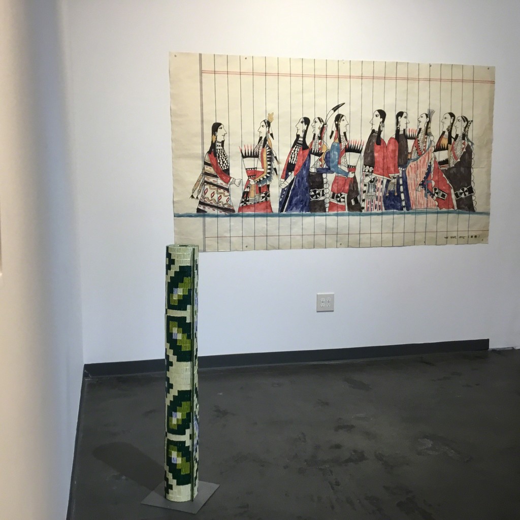 Couples, Sun Dance Lodge Year by Ishi Glinsky
Untitled (Rug Roll) by Carly Glovinski Couples, Sun Dance Lodge Year by Ishi Glinsky
Untitled (Rug Roll) by Carly Glovinski