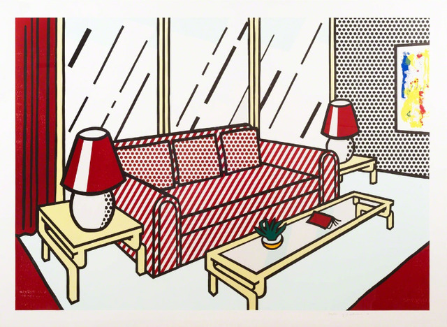 Roy Lichtenstein, ‘Red Lamps’, 1990, Upsilon Gallery