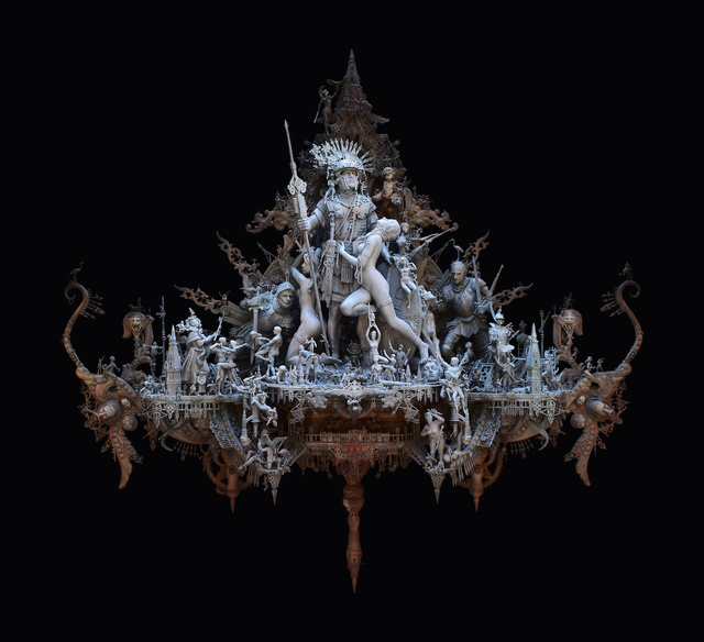 Kris Kuksi, ‘Prevailing Subversion’, 2019, Sculpture, Mixed media assemblage, Joshua Liner Gallery