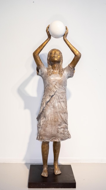 Kari Lena Flåten, ‘Angel’, 2020, Sculpture, Bronze, GALLERI RAMFJORD