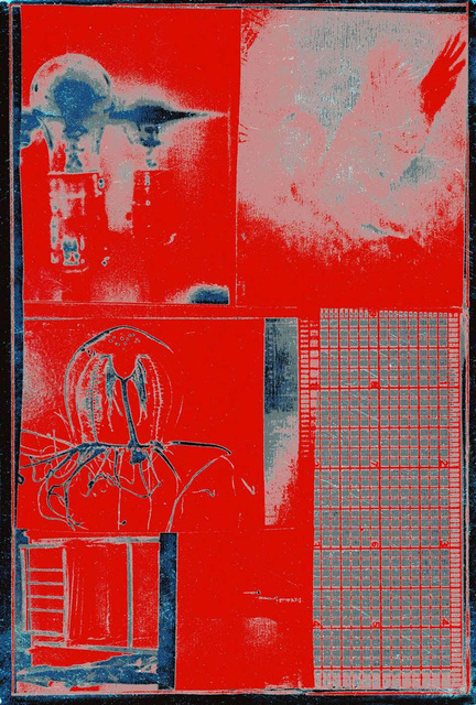 Robert Rauschenberg, ‘Rauschenberg Spreads and Scales (Castelli Invitation) ’, 1977, Posters, Off-set print in colors on foil-based card stock, Lot 180