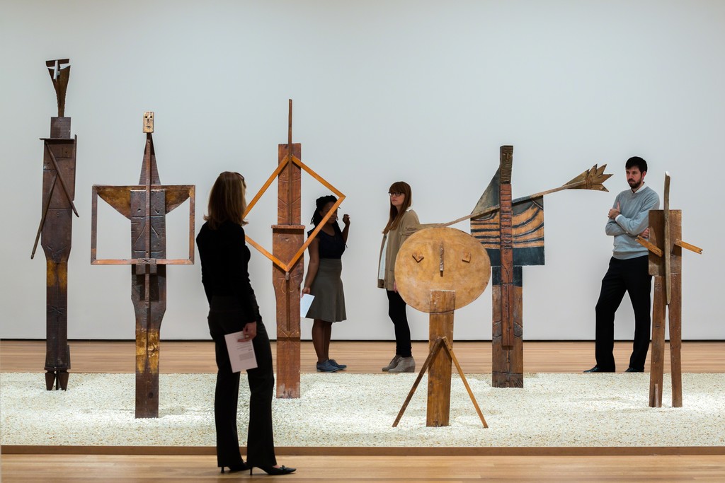 Installation view of Picasso Sculpture. The Museum of Modern Art, New York, September 14, 2015–February 7, 2016. © 2015 The Museum of Modern Art. Photo: Pablo Enriquez Installation view of Picasso Sculpture. The Museum of Modern Art, New York, September 14, 2015–February 7, 2016. © 2015 The Museum of Modern Art. Photo: Pablo Enriquez
