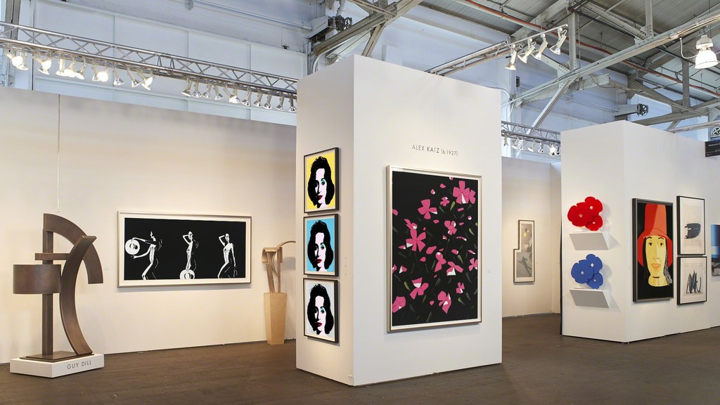 works by Alex Katz, Guy Dill, Deborah Kass, John Baldessari, Donald Sultan works by Alex Katz, Guy Dill, Deborah Kass, John Baldessari, Donald Sultan
