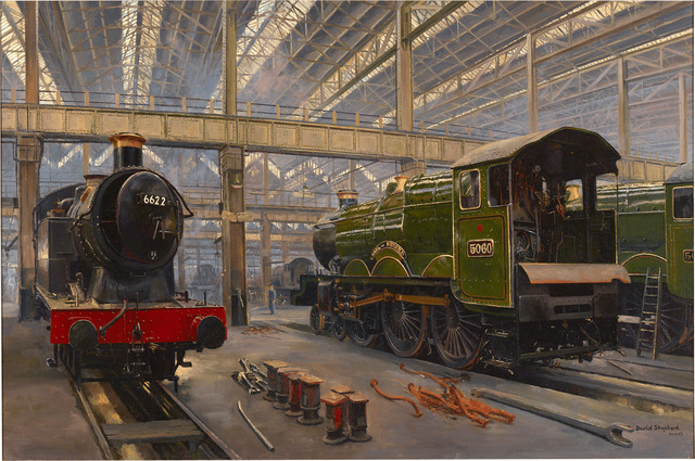 David Shepherd, ‘In the Sheds, Swindon’, ca. 1958, M.S. Rau
