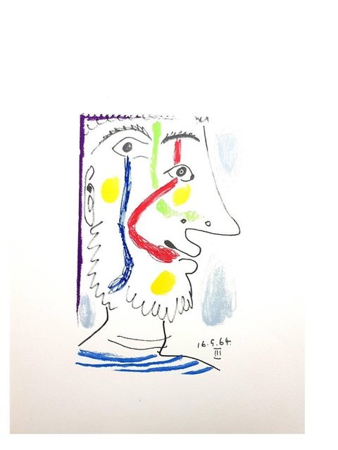 Pablo Picasso, ‘Lithograph "Le Goût de Bonheur VI" after Pablo Picasso’, 1970, Galerie Philia