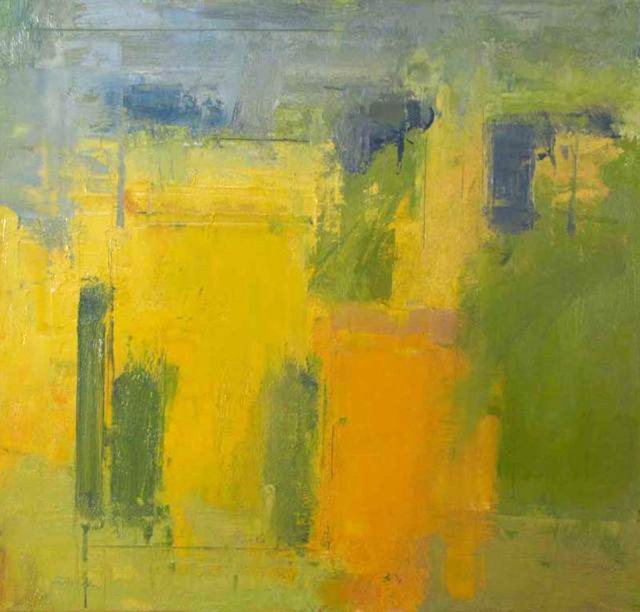 Stuart Shils, ‘Yellow and Greens From My Window’, 2012, Somerville Manning Gallery