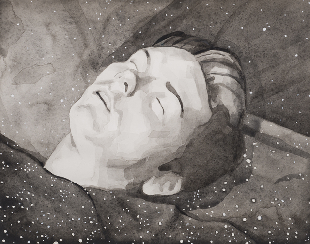 Tyler Bright Hilton, ‘The Blankets Were the Stars’, 2015, Drawing, Collage or other Work on Paper, Watercolour and gouache on paper, VIVIANEART