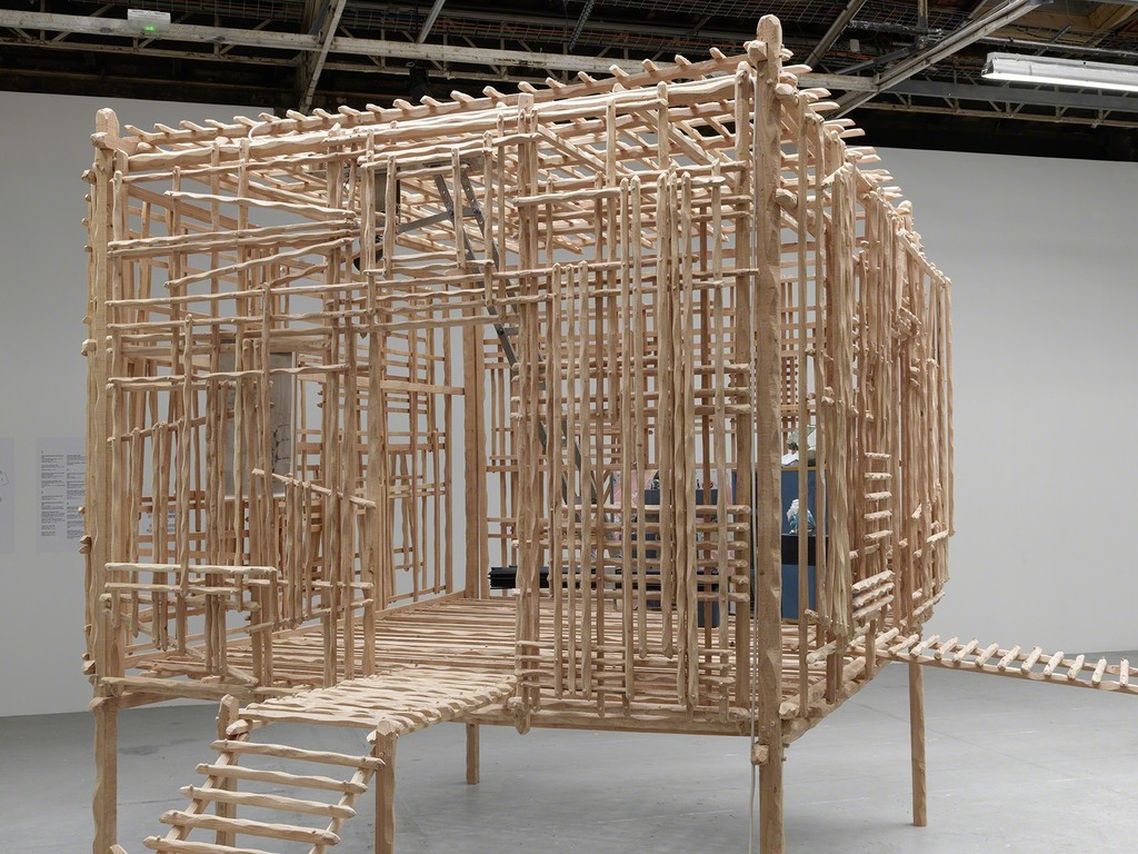 Exhibition view of Sara Favriau, La redite en somme, ne s’amuse pas de sa répétition singulière, Palais de Tokyo (19.02 – 16.05.2016). Courtesy of the artist & Galerie Maubert (Paris). Photo: André Morin.
Exhibition view of Sara Favriau, La redite en somme, ne s’amuse pas de sa répétition singulière, Palais de Tokyo (19.02 – 16.05.2016). Courtesy of the artist & Galerie Maubert (Paris). Photo: André Morin.