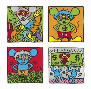 Keith Haring - Andy Mouse
