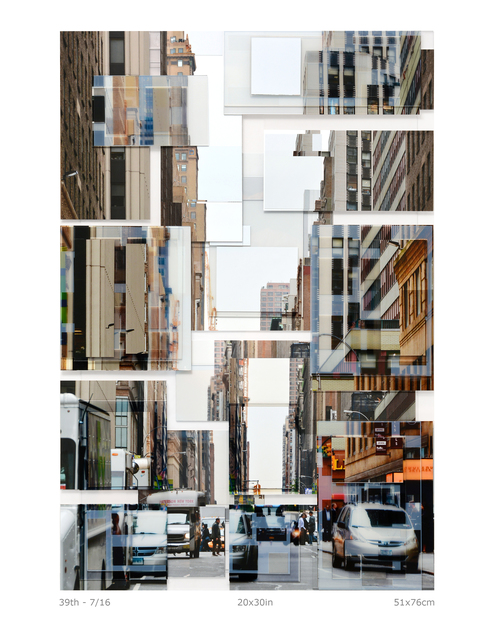 Phil Stein, ‘39th’, 2016, Photography, Photography on plexi collage, Abbozzo Gallery