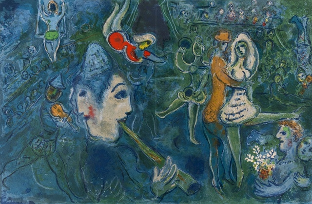 Marc Chagall, ‘The Circus (Mourlot 517; Cramer Books 68)’, 1967, Print, Lithograph printed in colours, Forum Auctions