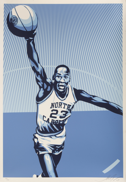 Shepard Fairey (OBEY), ‘Jordan Unc, From The Michael Jordan Hall Of Fame Tribute Series’, 2009, Julien's Auctions