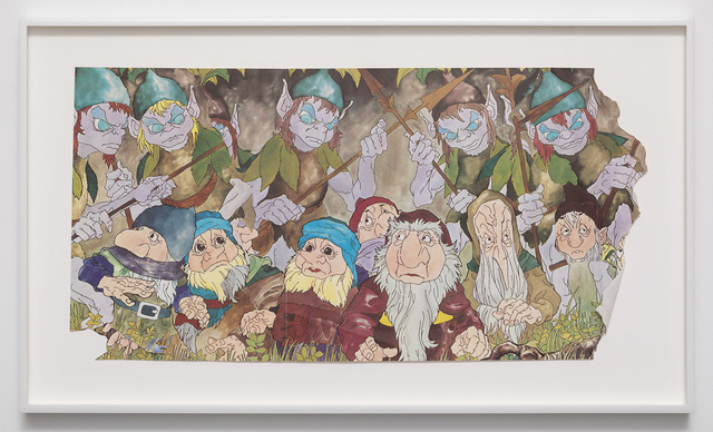 Richard Aldrich, ‘Hobbit Collage’, 2008, Drawing, Collage or other Work on Paper, Collage, Gladstone Gallery