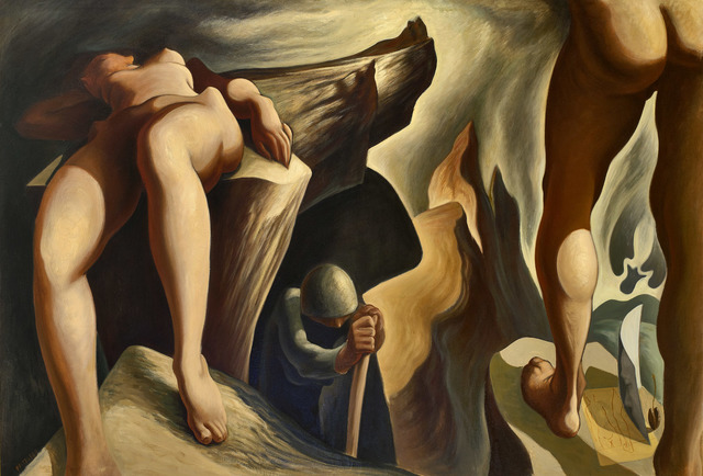 Lorser Feitelson, ‘Post Surreal Configuration: Eternal Recurrence’, 1939-1940, Painting, Oil on canvas, Louis Stern Fine Arts
